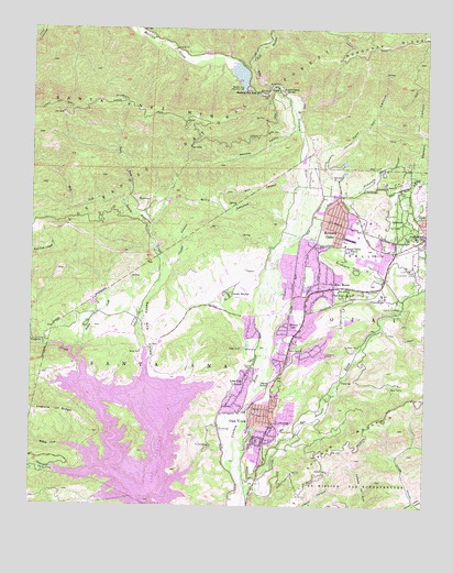Matilija, CA USGS Topographic Map