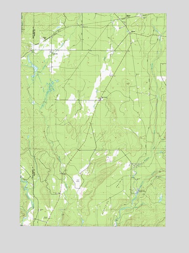 Matlock, WA USGS Topographic Map