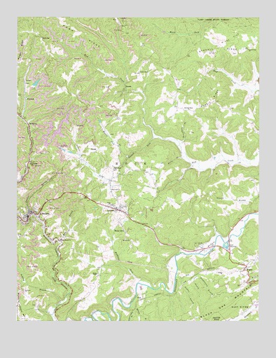 Matoaka, WV USGS Topographic Map