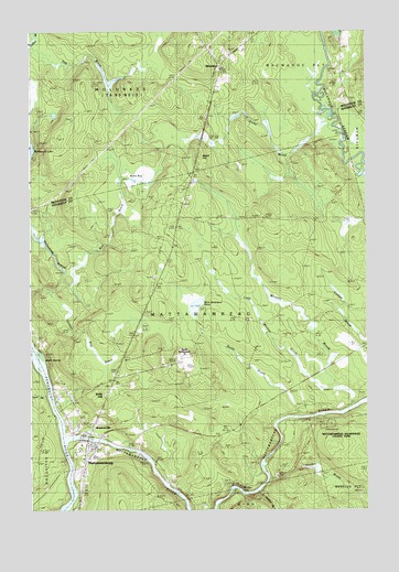 Mattawamkeag, ME USGS Topographic Map