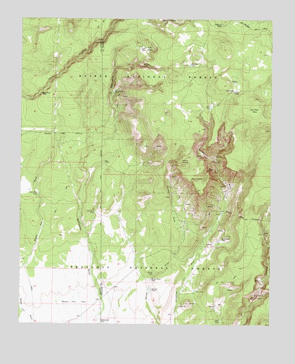 Matterhorn, AZ USGS Topographic Map