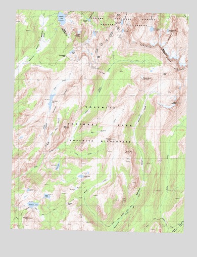 Matterhorn Peak, CA USGS Topographic Map