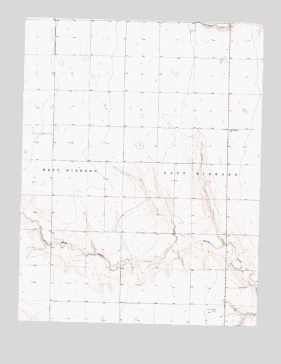 Mattox Draw NE, KS USGS Topographic Map