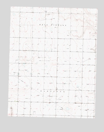 Mattox Draw SW, KS USGS Topographic Map