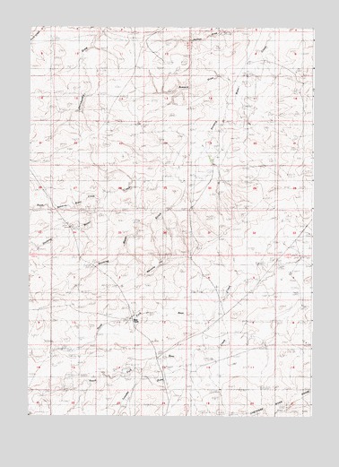 Bear Creek, WY USGS Topographic Map