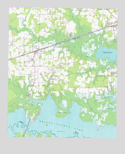 Maud, TX USGS Topographic Map