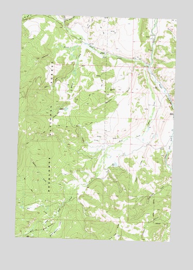 Maukey Gulch, MT USGS Topographic Map