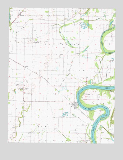Maunie, IL USGS Topographic Map