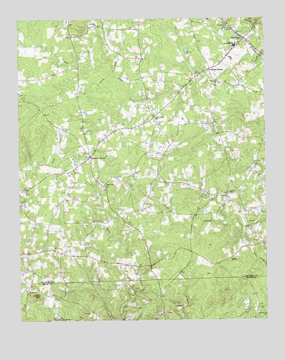 Bear Creek, NC USGS Topographic Map