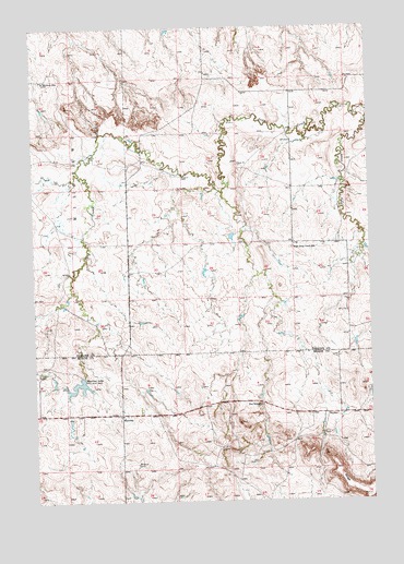 Maurine, SD USGS Topographic Map