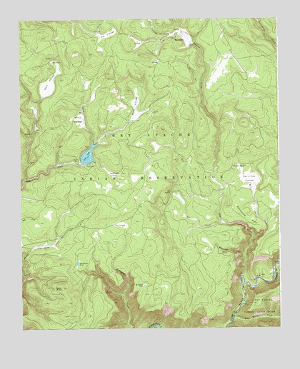 Maverick, AZ USGS Topographic Map
