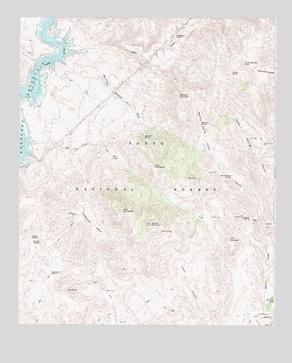 Maverick Mountain, AZ USGS Topographic Map