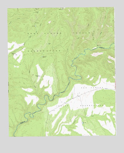 Maverick SW, AZ USGS Topographic Map