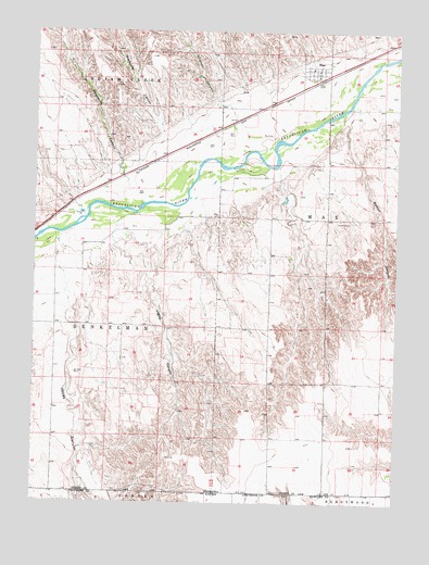 Max, NE USGS Topographic Map