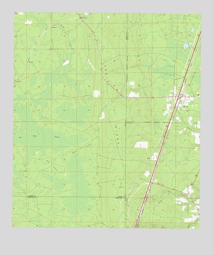 Maxville, FL USGS Topographic Map