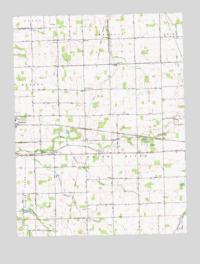 Maxville, IN USGS Topographic Map