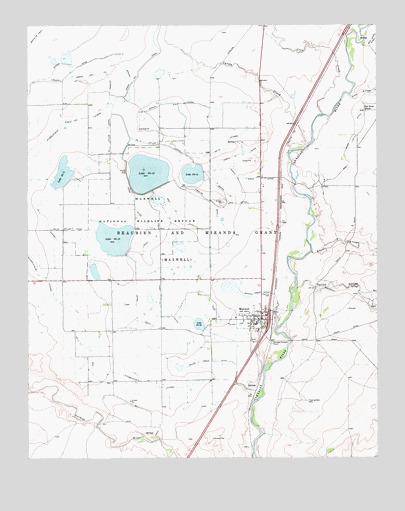 Maxwell, NM USGS Topographic Map