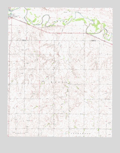 May East, OK USGS Topographic Map