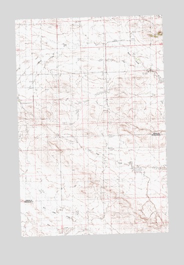 Bear Creek Reservoir SE, MT USGS Topographic Map
