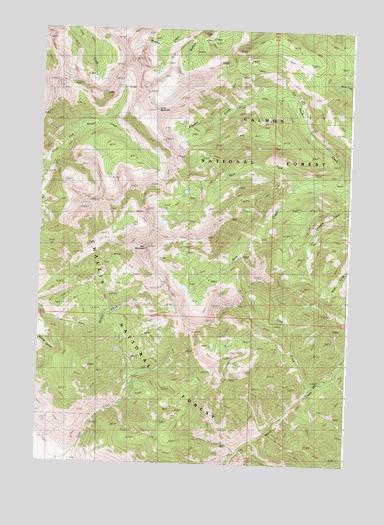 May Mountain, ID USGS Topographic Map