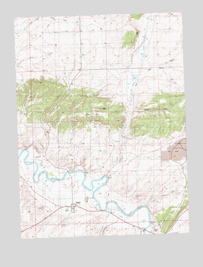 Maybell, CO USGS Topographic Map