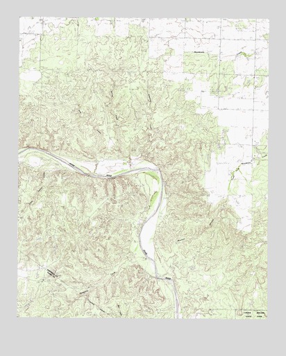Maybell Canyon, TX USGS Topographic Map