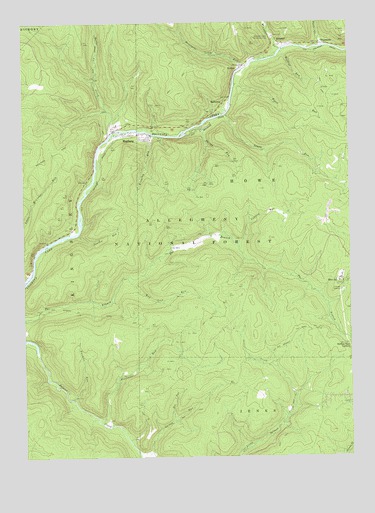 Mayburg, PA USGS Topographic Map