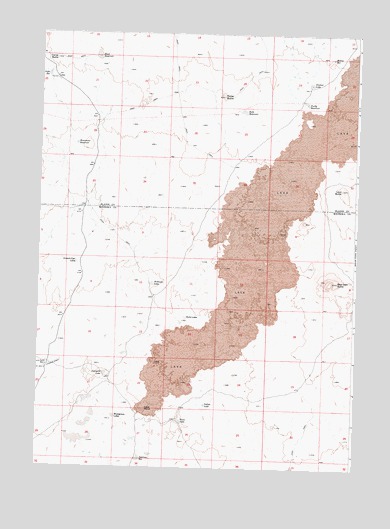 Bear Den Butte, ID USGS Topographic Map