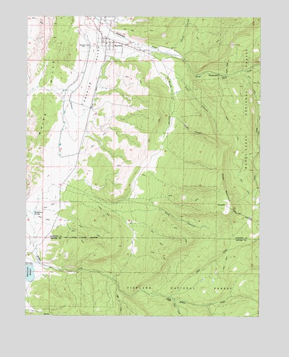 Mayfield, UT USGS Topographic Map