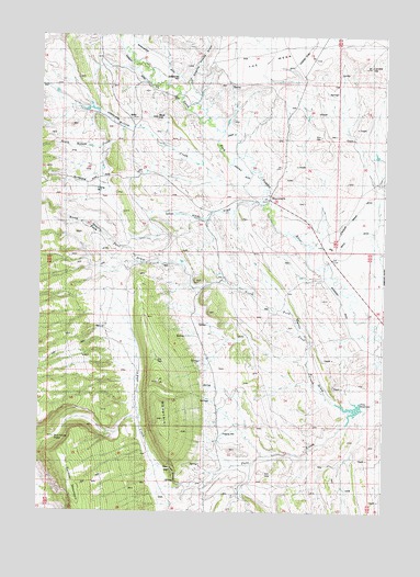 Mayoworth, WY USGS Topographic Map