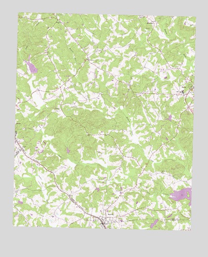 Maysville, GA USGS Topographic Map