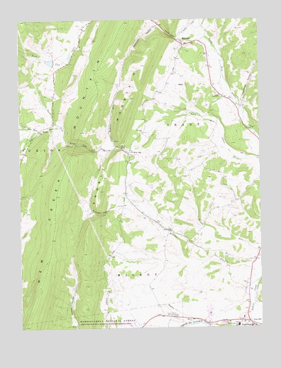 Maysville, WV USGS Topographic Map