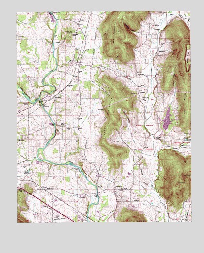 Maysville, AL USGS Topographic Map