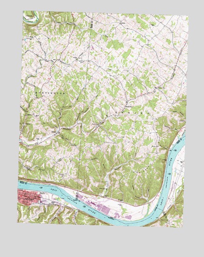 Maysville East, KY USGS Topographic Map