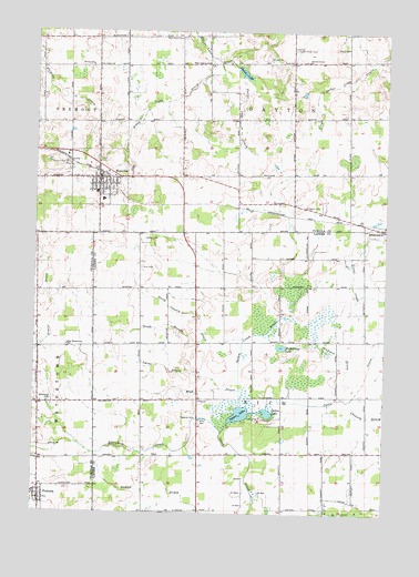 Mayville, MI USGS Topographic Map