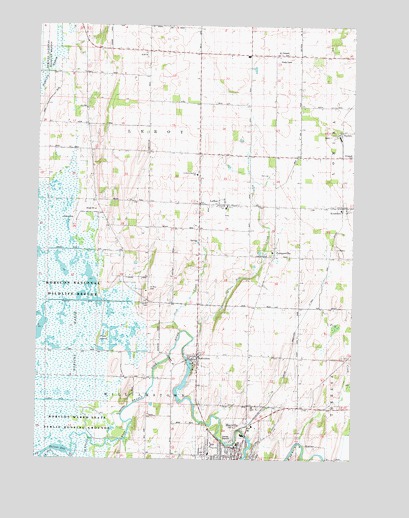 Mayville North, WI USGS Topographic Map