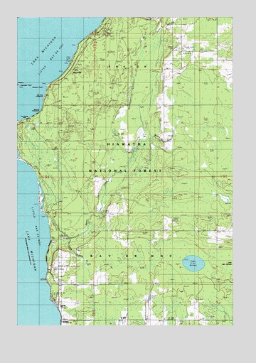 Maywood, MI USGS Topographic Map