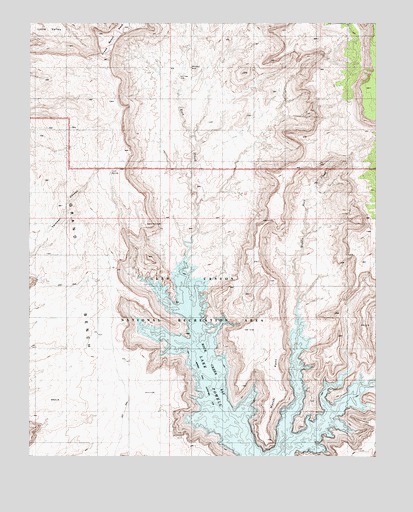 Mazuki Point, UT USGS Topographic Map