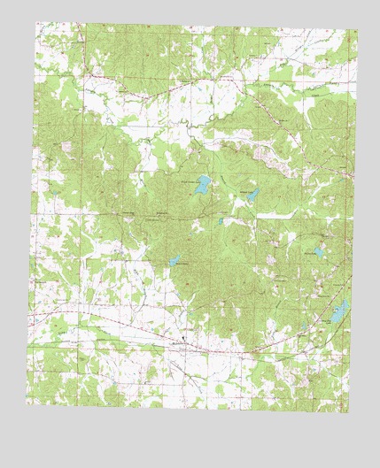 McAdams, MS USGS Topographic Map