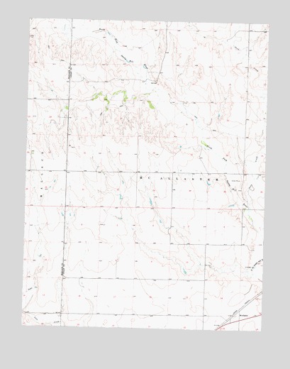 McAllaster, KS USGS Topographic Map
