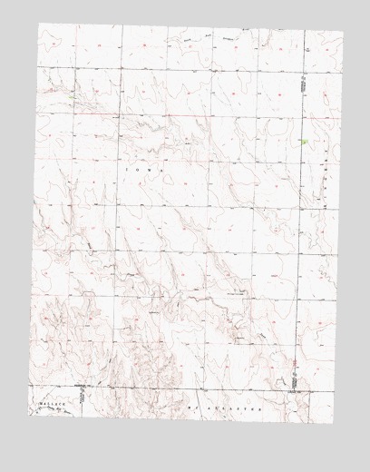 McAllaster NW, KS USGS Topographic Map