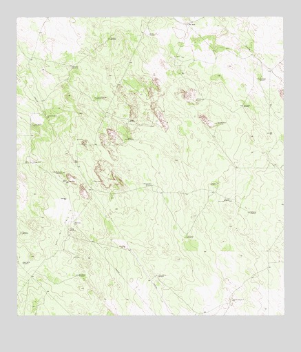 Agua Nueva NW, TX USGS Topographic Map