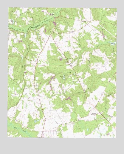McBean, GA USGS Topographic Map