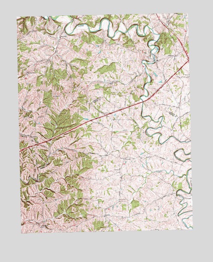 McBrayer, KY USGS Topographic Map