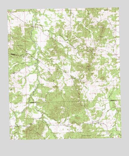 McBride, MS USGS Topographic Map