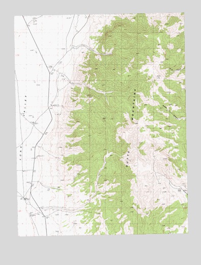 McBrides Sheep Well, NV USGS Topographic Map