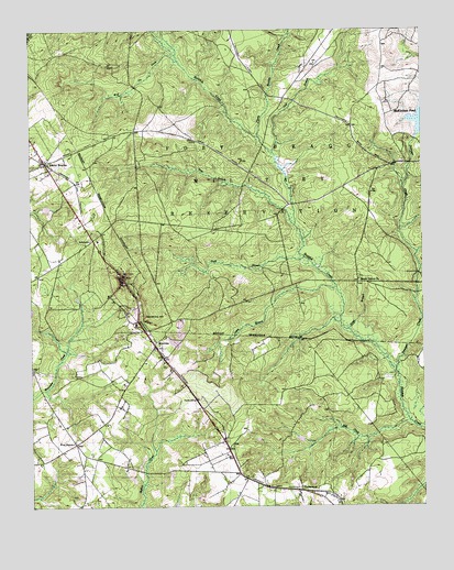 McCain, NC USGS Topographic Map