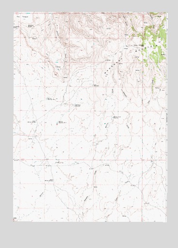 McCain Creek, OR USGS Topographic Map