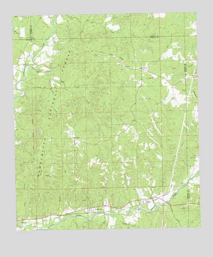 McCall Creek, MS USGS Topographic Map