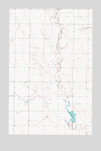 McCarters Lake, MT USGS Topographic Map